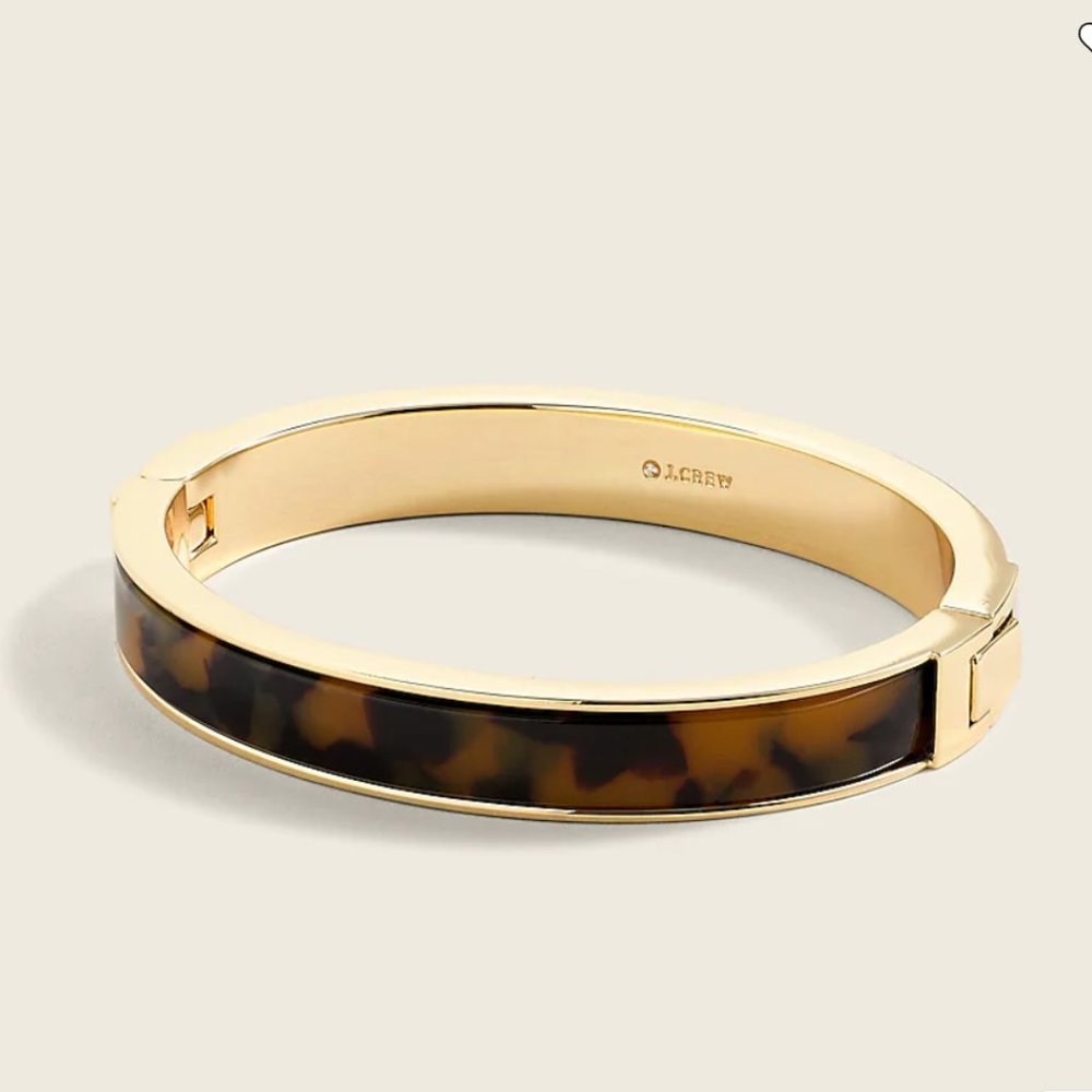 J.Crew Tortoise Clamp Bracelet